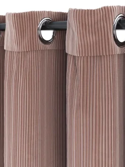 Gardin TOTAK 1x140x300 fløjl rosa