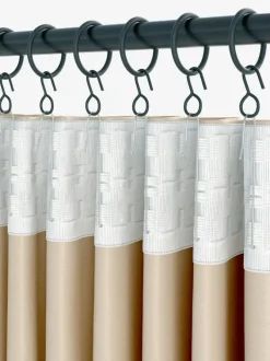 Gardinring Ø19mm 10 stk/pk sort