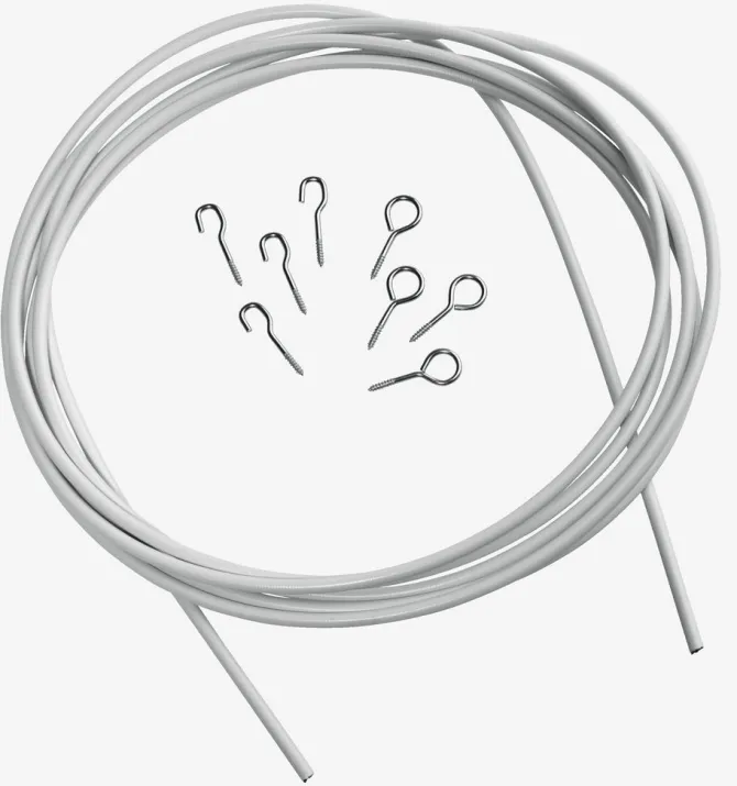 Gardinspiral 3 m/pk hvid