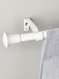 Gardinstang KULA 19mm 160-300cm hvid