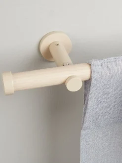 Gardinstang NATURE 90-160cm træ-look