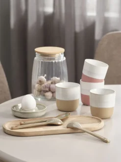 Æggebæger OLOF Ø11xH3cm beige