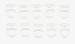 Glidere til skinne FLEXI 10 stk/pk hvid