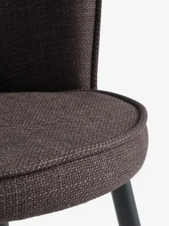 GRIBSKOV L230 bord eg + 4 RISSKOV stole mørkebrun