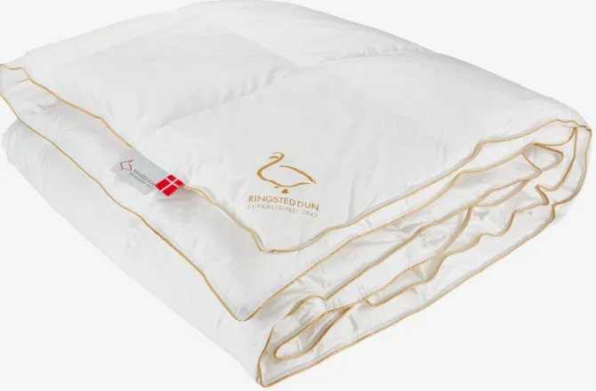 Gåsedunsdyne 135x200 Ringsted Dun ROYAL GOLD varm