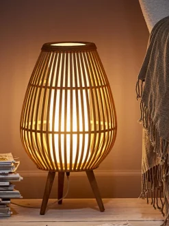 Gulvlampe DANI H54cm brun