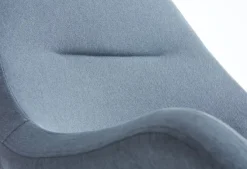 Gyngestol NEBEL lyseblåt stof