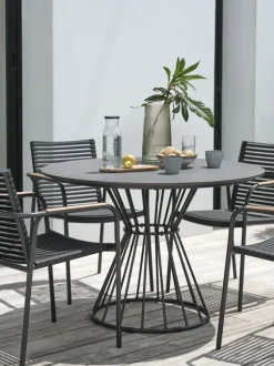 Havebord FAGERNES Ø110 grå