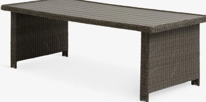 Havebord GAMMELBY B100xL225 grå