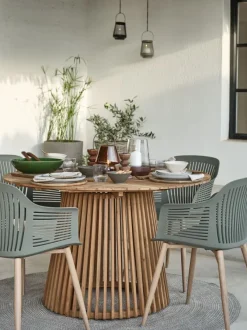 Havebord UDBYNEDER Ø120 teak