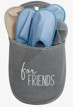 Hjemmesko CHRESTEN str. 35-46 fleece assorteret