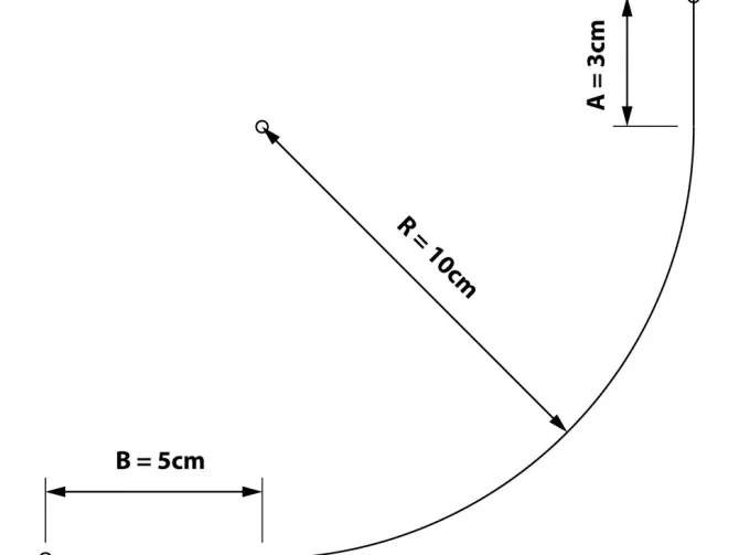 Hjørne til skinne FLEXI 90° hvid