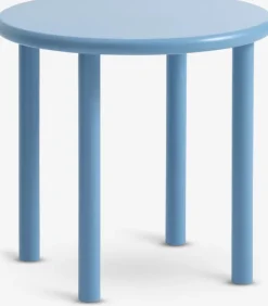 Hjørnebord BOLBRO Ø45 lyseblå