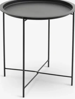 Hjørnebord RANDERUP Ø47 sort