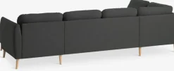 Hjørnesofa AARHUS venstrevendt mørkegråt stof