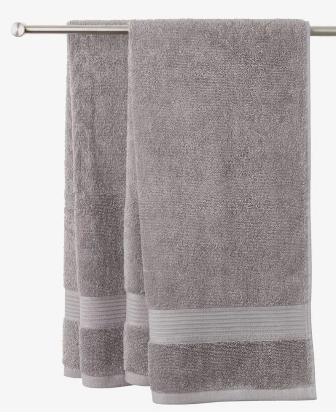 Håndklæde KARLSTAD 50x100 grå KRONBORG