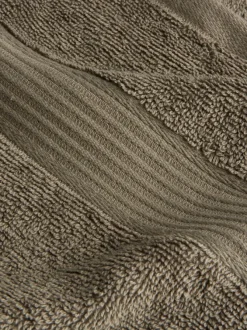 Håndklæde KARLSTAD 50x100 oliven KRONBORG