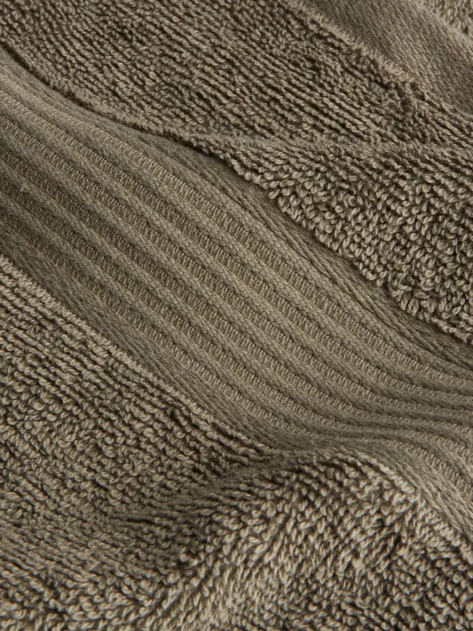 Håndklæde KARLSTAD 50x100 oliven KRONBORG