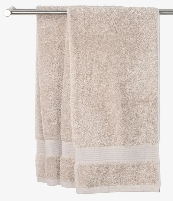 Håndklæde KARLSTAD 50x100 sand KRONBORG