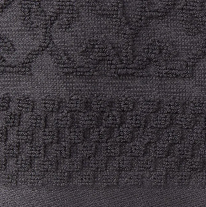 Håndklæde STIDSVIG 50x100 asfalt KRONBORG