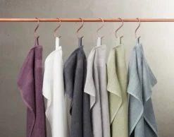 Håndklæde UPPSALA 50x90 støvet blå