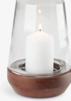 Hurricane DARIUS Ø15xH21cm klar/brun