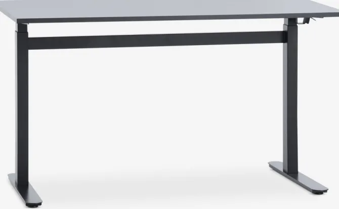Hæve sænkebord LUNDTOFT m/gaslift 70x130 sort