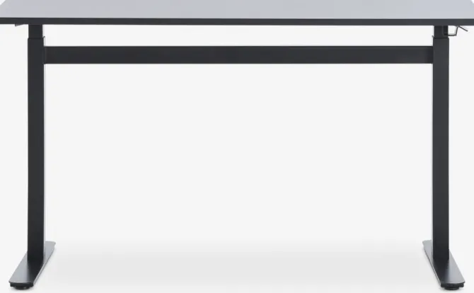 Hæve sænkebord LUNDTOFT m/gaslift 70x130 sort