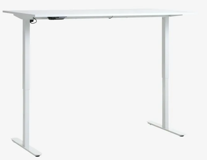 Hæve sænkebord SVANEKE 70x140 hvid