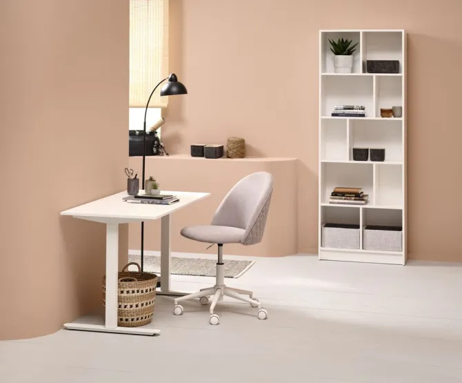 Hæve sænkebord SVANEKE 60x120 hvid