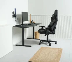 Hæve sænkebord SVANEKE 80x160 sort