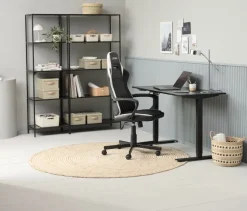 Hæve sænkebord SVANEKE 60x120 sort