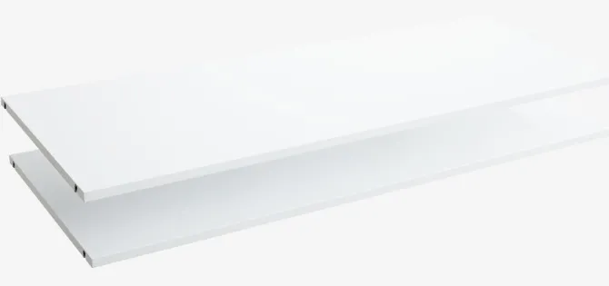 Hylder TARP 123x45 2 stk/pk hvid