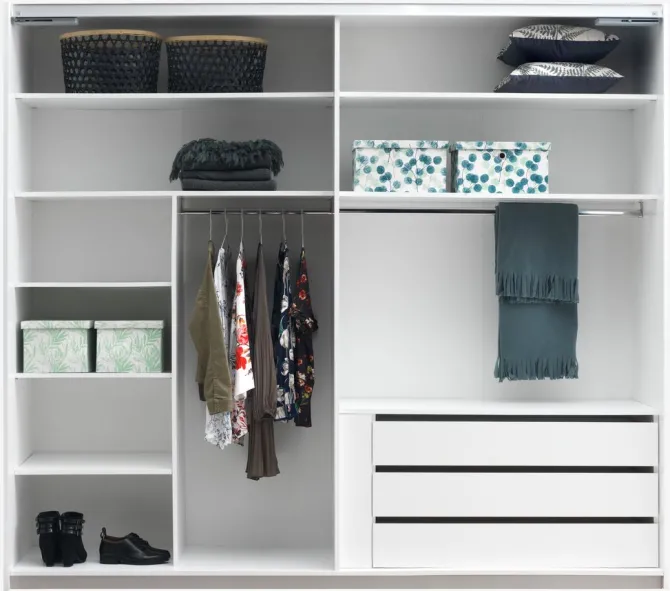 Hylder TARP 123x45 2 stk/pk hvid