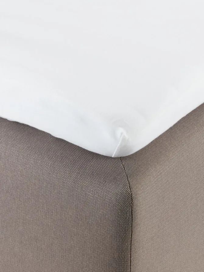 Jersey kuvertlagen JASMIN 90x200x6-10 hvid