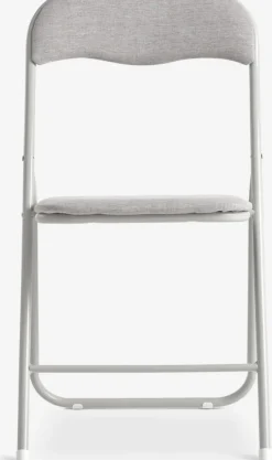 Klapstol VOEL lyst sandfarvet stof