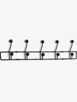 Knagerække GREVINGE 5+5 knager sort