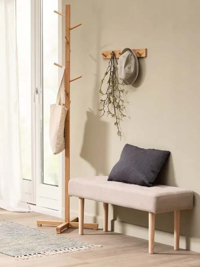 Knagerække MOLLERUP 5 knager bambus