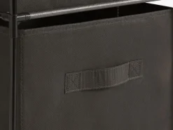 Kommode DAMHUS m/3 bokse sort/grå