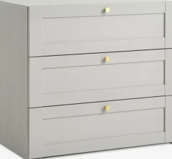Kommode FRAMLEV 3 skuffer grå