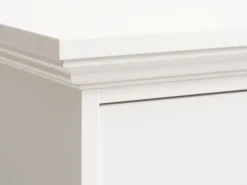 Kommode FREDENSBORG 5 skuffer hvid