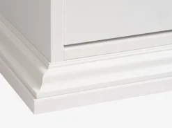 Kommode FREDENSBORG 3 skuffer hvid