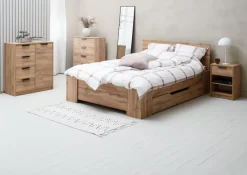 Kommode JENSLEV 4 skuffer 1 låge eg