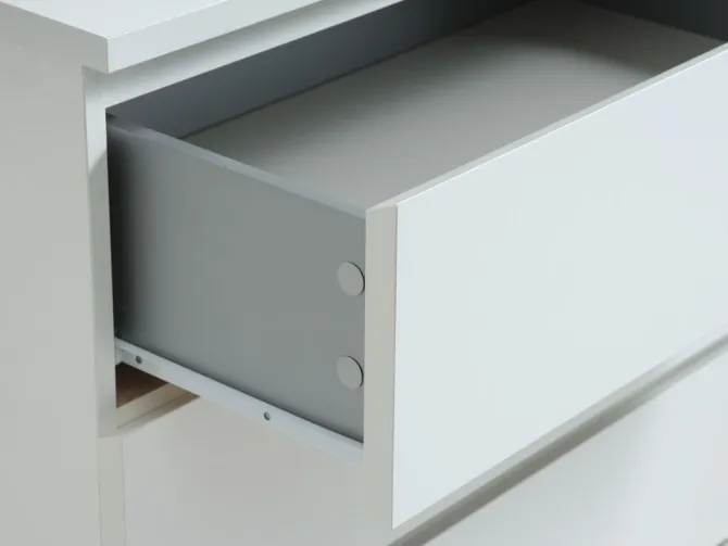 Kommode LIMFJORDEN 4 skuffer hvid