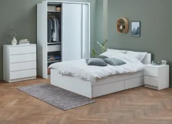 Kommode LIMFJORDEN 4 skuffer hvid