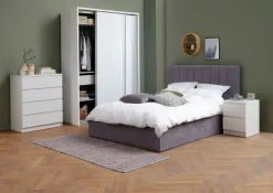 Kommode LIMFJORDEN 4 skuffer hvid