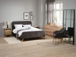 Kommode LIMFJORDEN 3+3 skuffer eg naturfarve