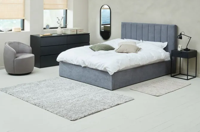 Kommode LIMFJORDEN 3+3 skuffer sort