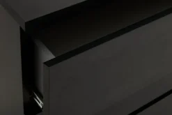 Kommode LIMFJORDEN 4 skuffer sort