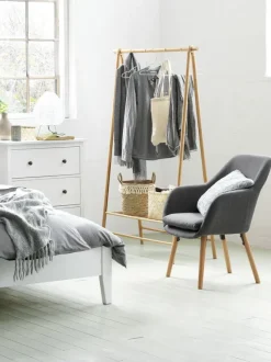 Kommode NORDBY 3 skuffer hvid